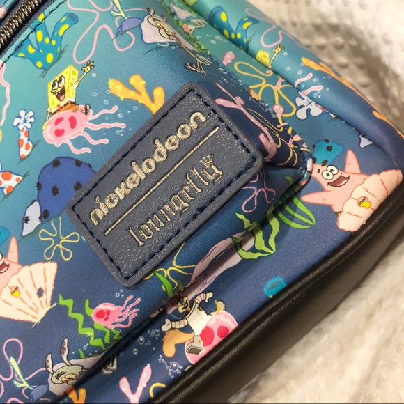 🎉FREE SHIP🎉Loungefly Sponge Bob under the sea backpack - Picture 3 of 7